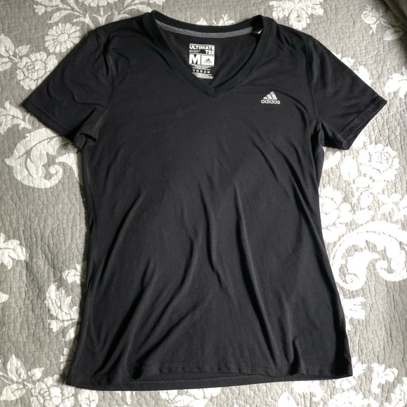 adidas Tops - Black Adidas Sports Shirt